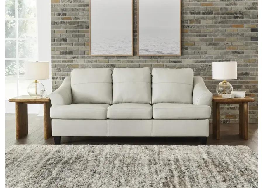 Merida Leather Queen Sleeper Sofa - Coconut