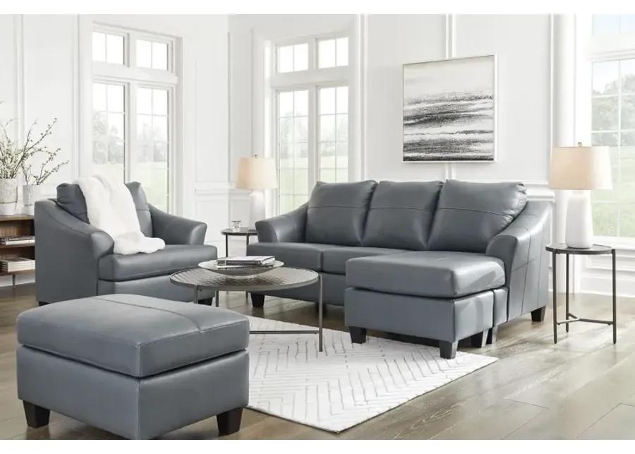 Merida Sofa With Chaise - Steel