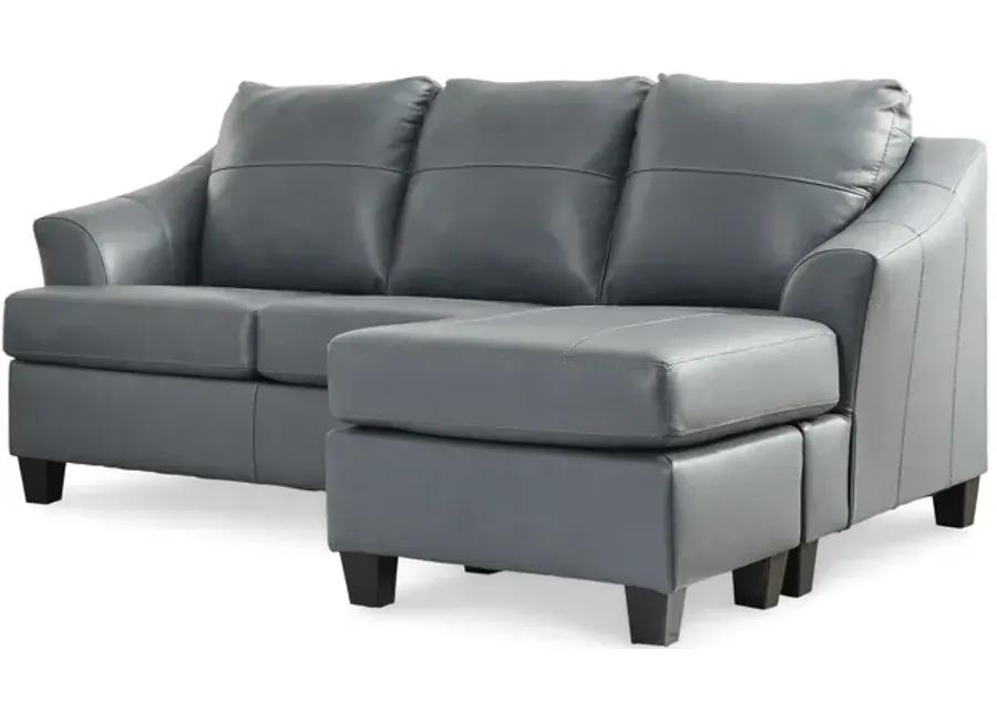 Merida Sofa With Chaise - Steel