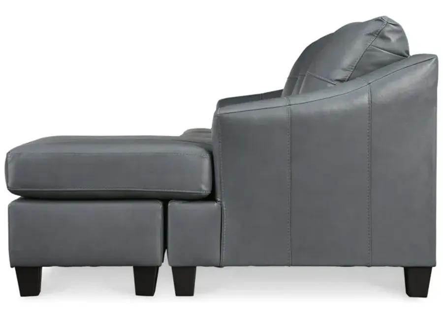 Merida Sofa With Chaise - Steel