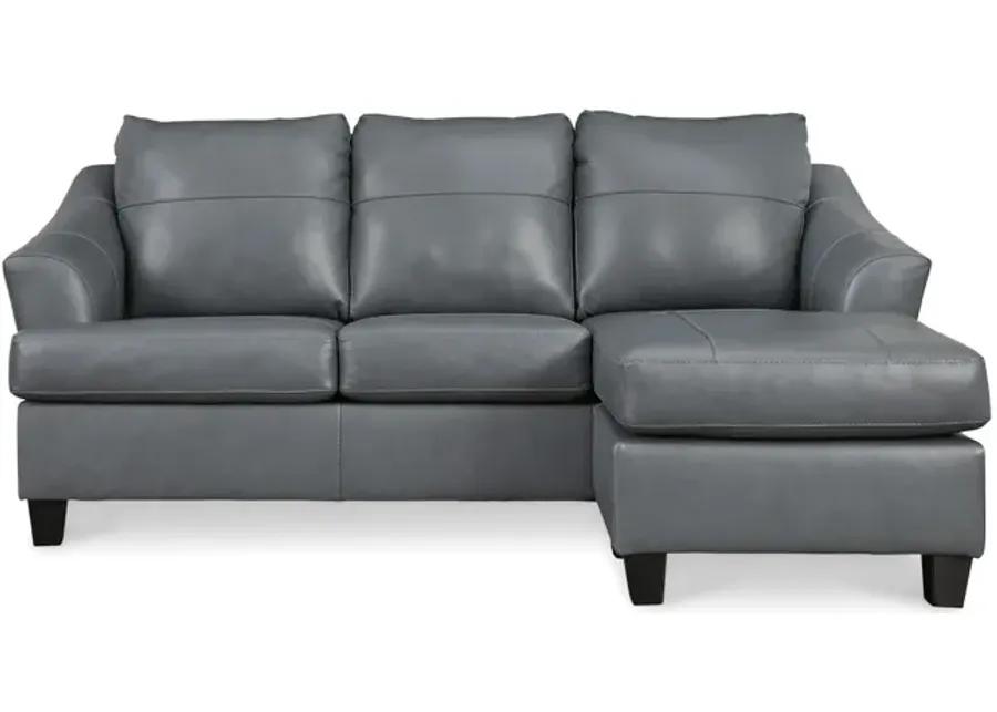 Merida Sofa With Chaise - Steel