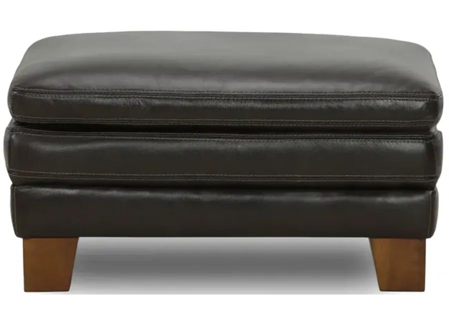 Kodiak Leather Ottoman