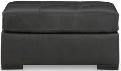 Flynn Leather Ottoman