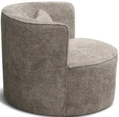 Janette Swivel Glider Chair - Granite