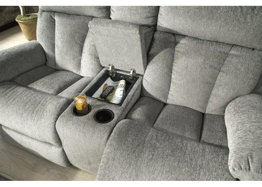 Banks Reclining Loveseat With Console