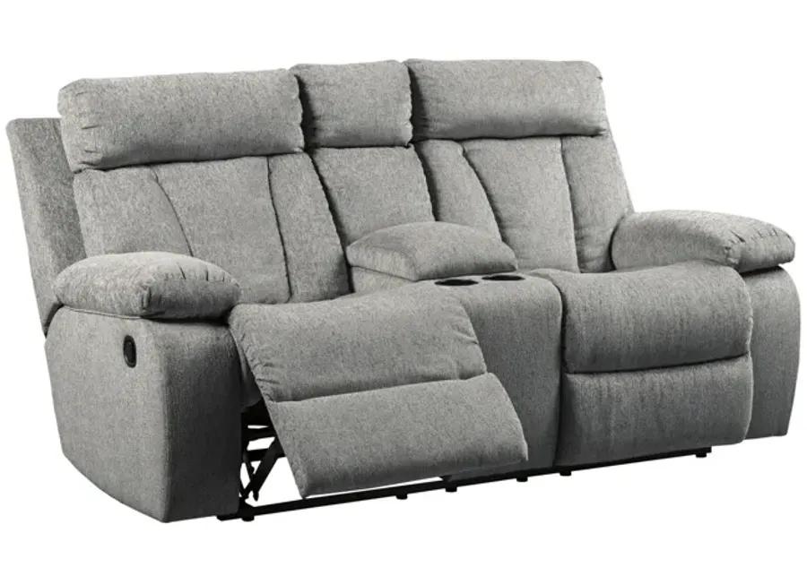 Banks Reclining Loveseat With Console