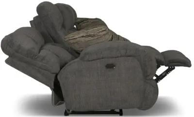 Daphne Power Reclining Loveseat with Console - Granite