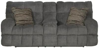 Daphne Power Reclining Loveseat with Console - Granite