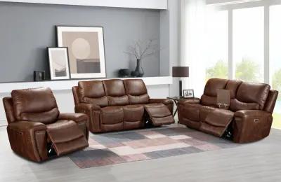 Dakota Power Reclining Sofa - Walnut