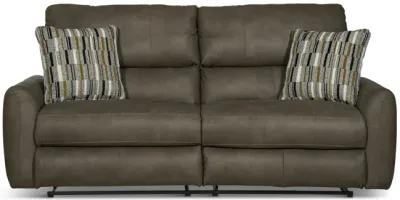 Bronx Reclining Sofa - Pebble