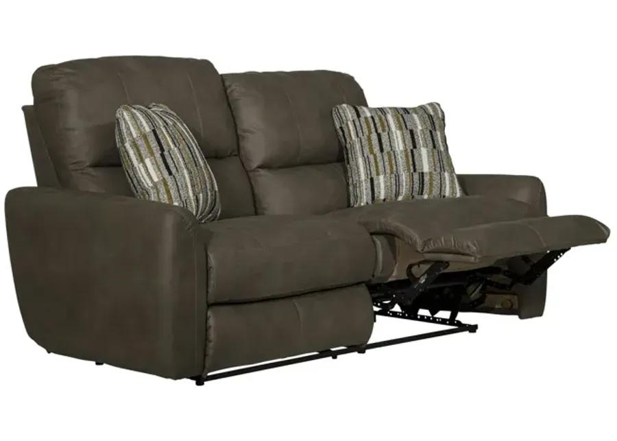 Bronx Reclining Loveseat - Pebble