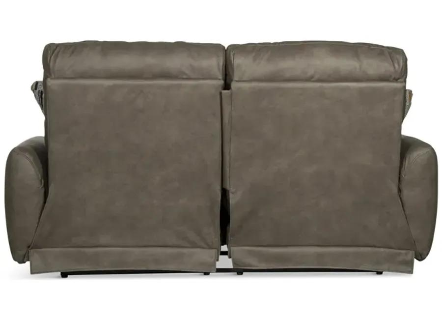 Bronx Reclining Loveseat - Pebble