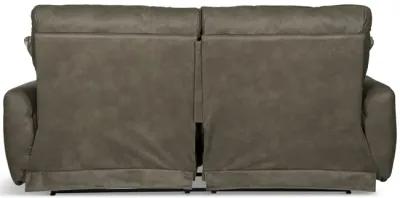 Bronx Power Reclining Sofa - Pebble