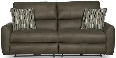 Bronx Power Reclining Sofa - Pebble