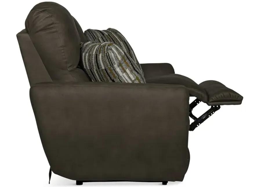 Bronx Power Reclining Loveseat - Pebble