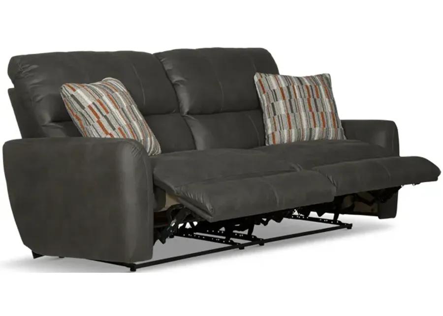 Bronx Reclining Sofa - Charcoal