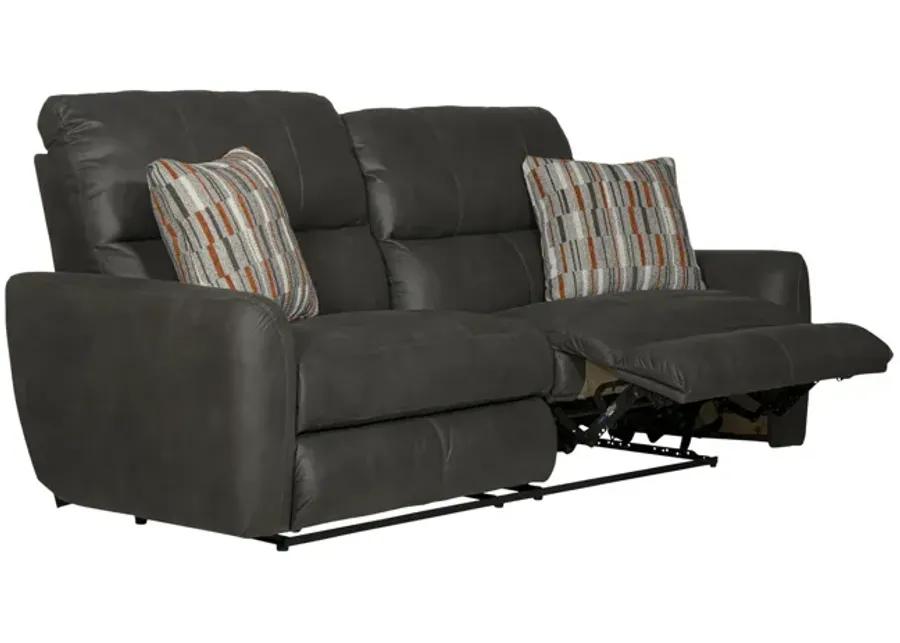 Bronx Reclining Sofa - Charcoal