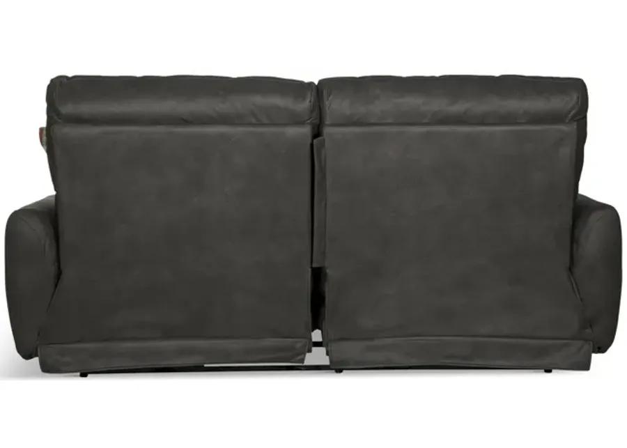 Bronx Reclining Sofa - Charcoal