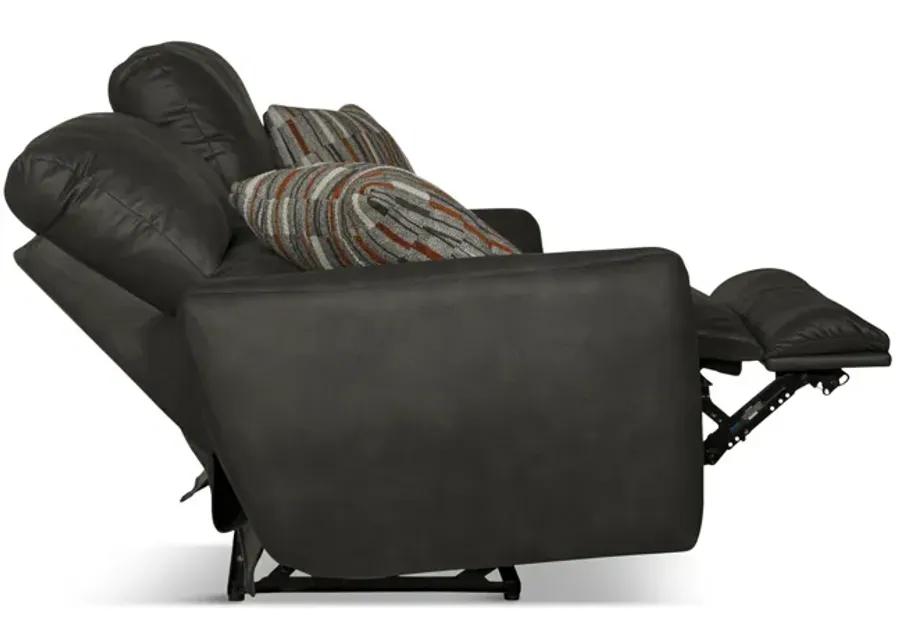 Bronx Reclining Sofa - Charcoal