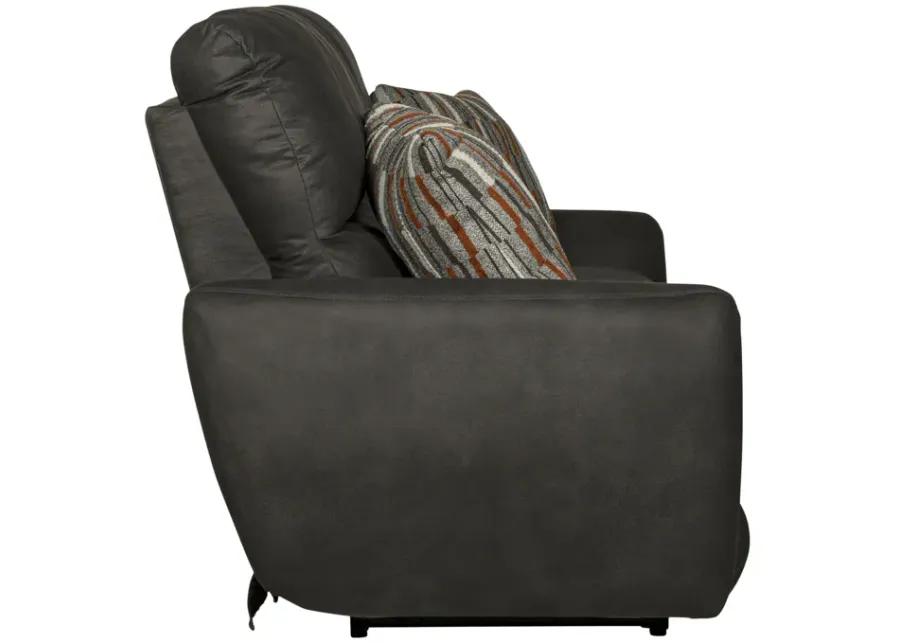 Bronx Reclining Sofa - Charcoal