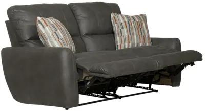 Bronx Reclining Loveseat - Charcoal