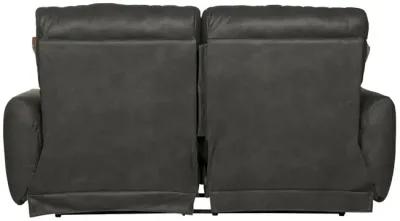 Bronx Reclining Loveseat - Charcoal