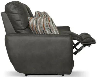 Bronx Reclining Loveseat - Charcoal