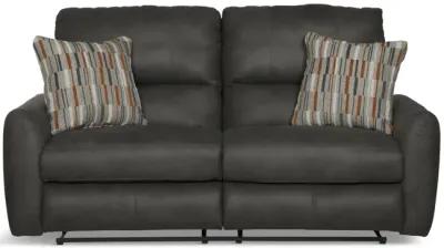 Bronx Reclining Loveseat - Charcoal