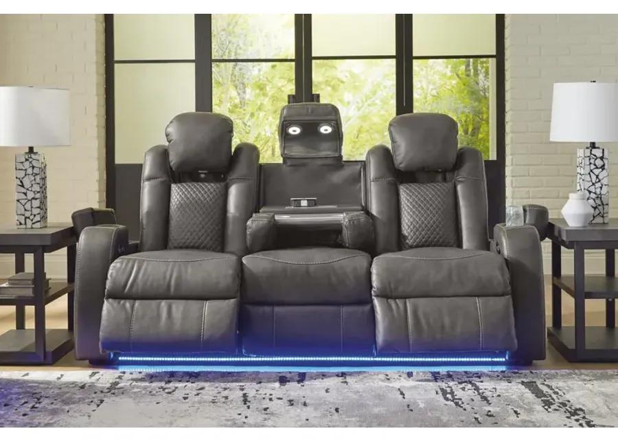 Astro Power Reclining Sofa - Shadow