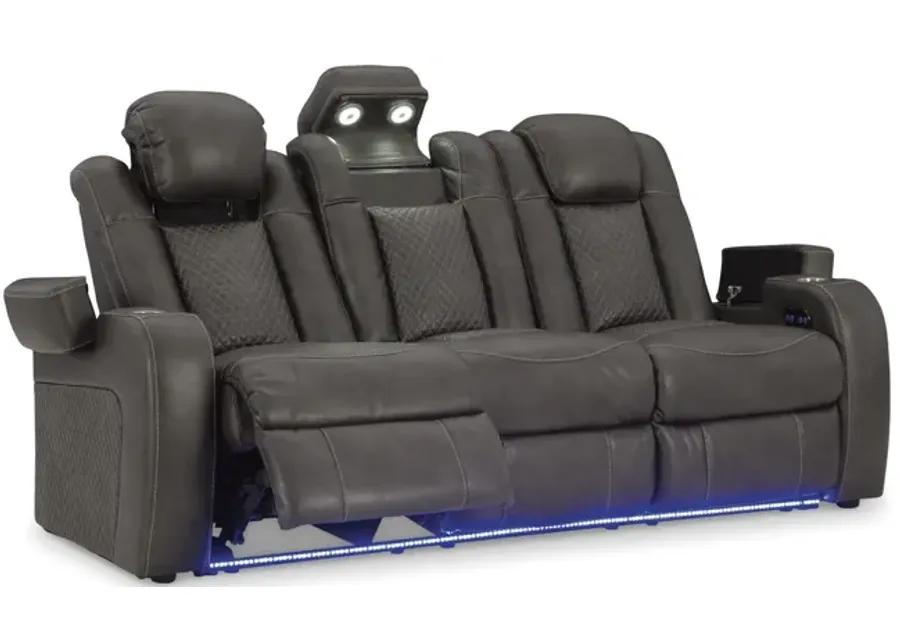 Astro Power Reclining Sofa - Shadow