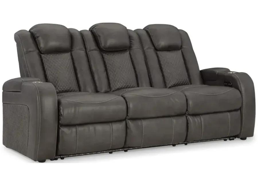 Astro Power Reclining Sofa - Shadow