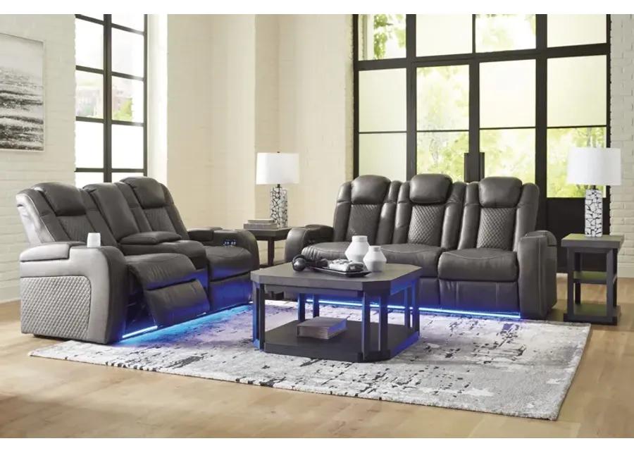 Astro Power Reclining Sofa - Shadow