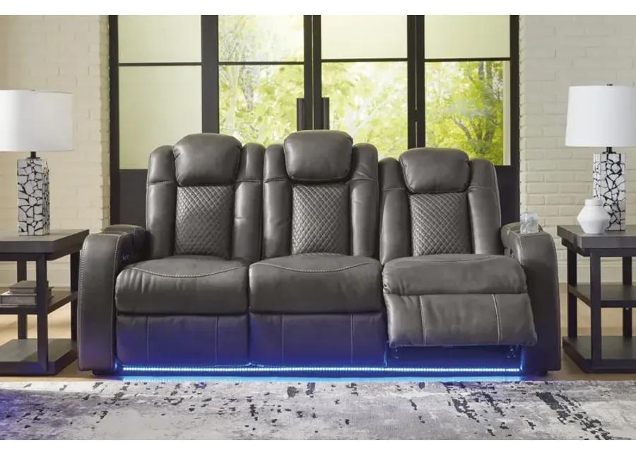 Astro Power Reclining Sofa - Shadow