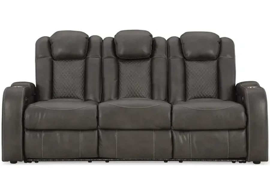 Astro Power Reclining Sofa - Shadow