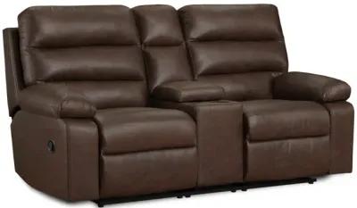 Webster Reclining Loveseat With Console