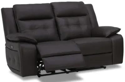 Kelso Leather Power Reclining Loveseat