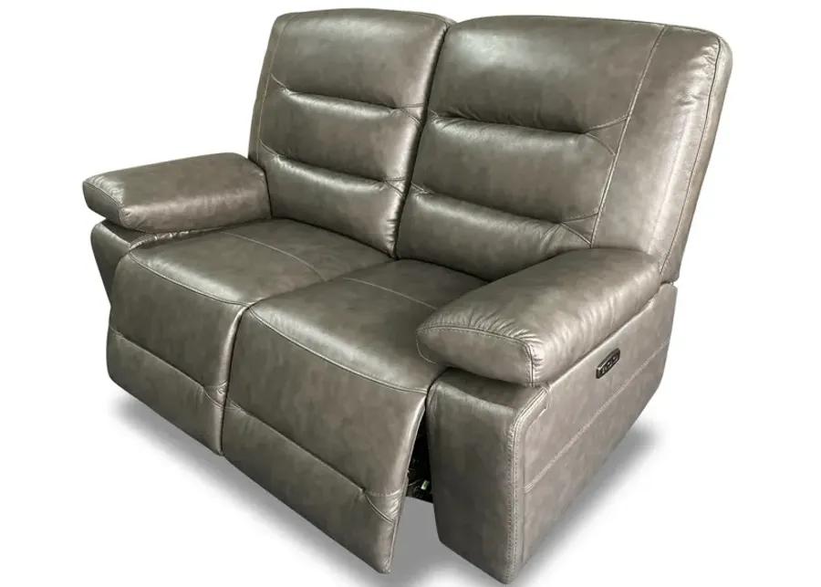 Donna Leather Power Reclining Loveseat