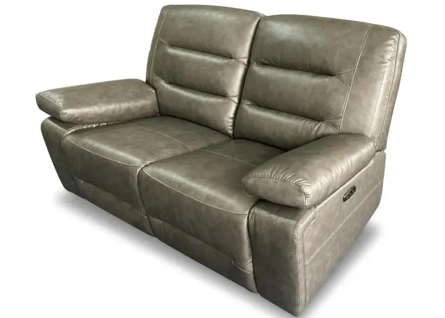 Donna Leather Power Reclining Loveseat