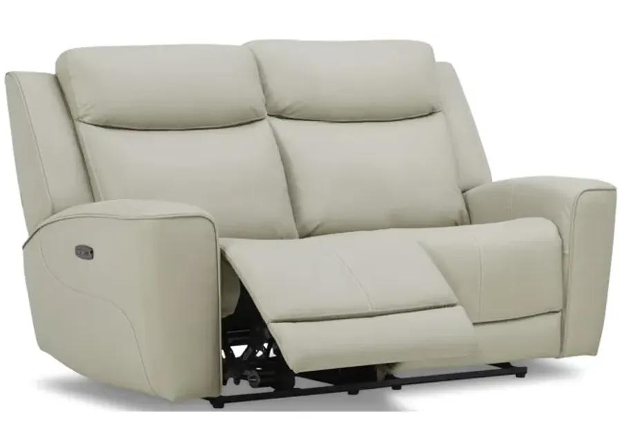 Fenton Leather Power Reclining Loveseat