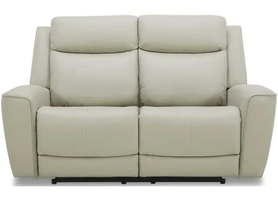 Fenton Leather Power Reclining Loveseat