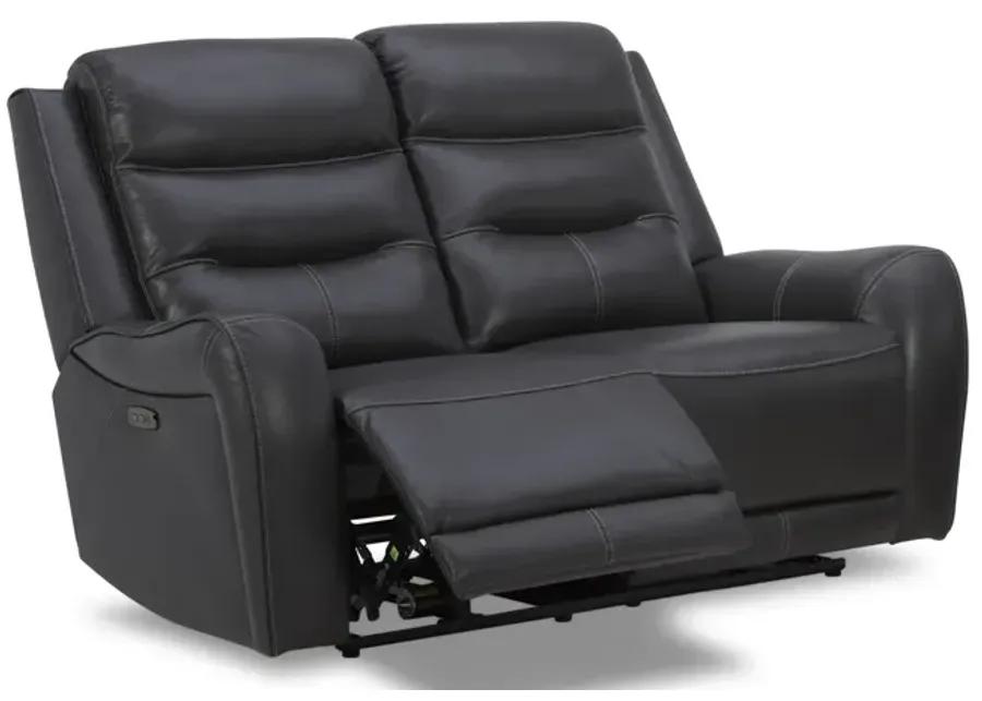 Steven Leather Power Reclining Loveseat