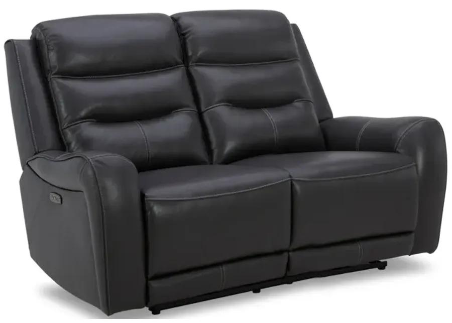 Steven Leather Power Reclining Loveseat