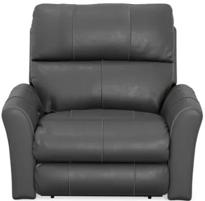 Holmes Leather Power Recliner - Anthrocite