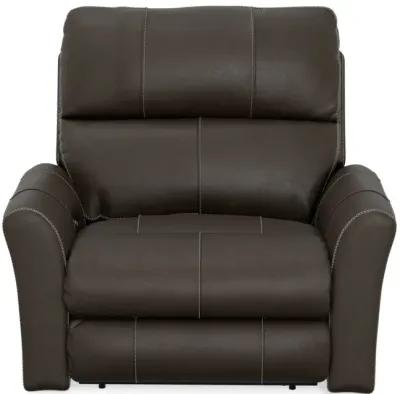 Holmes Leather Power Recliner - Coffee