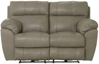 Watson Leather Power Loveseat - Putty