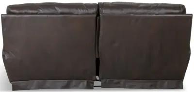 Watson Leather Power Sofa - Chocolate