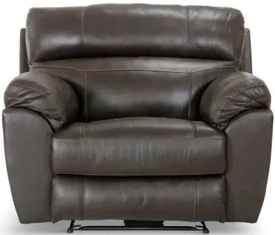 Watson Leather Power Recliner - Chocolate