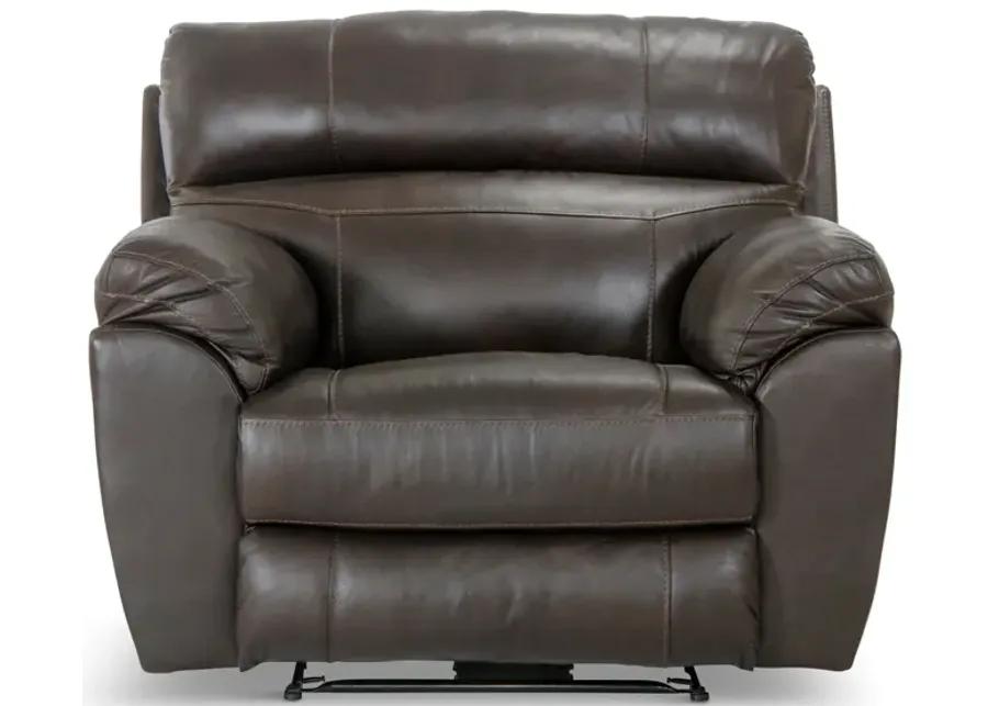 Watson Leather Power Recliner - Chocolate