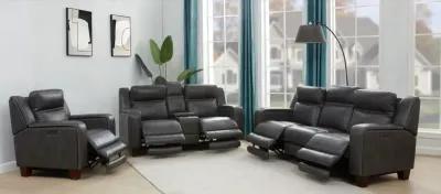 Hershal Leather Power Recliner