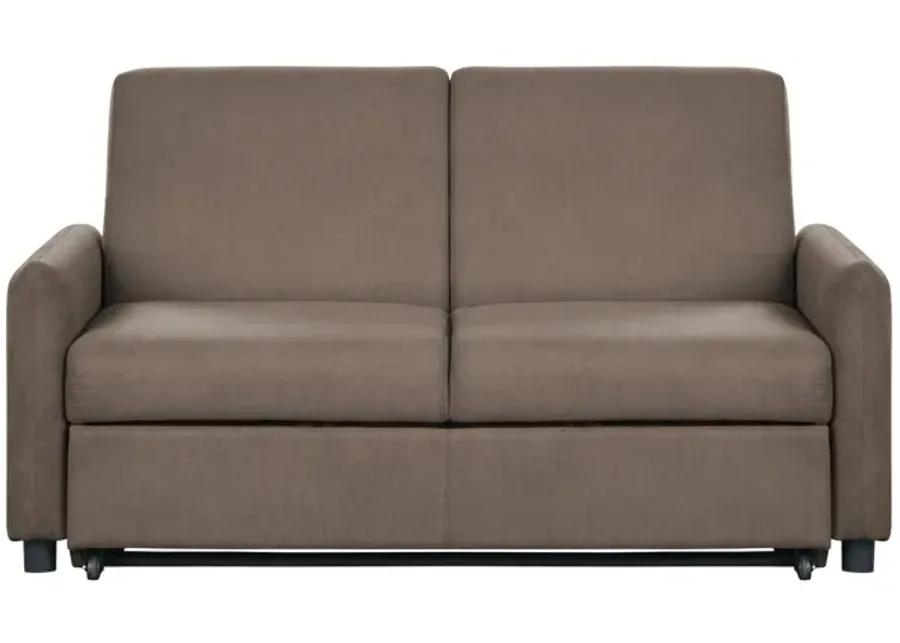 Priscilla Convertible Sleeper Sofa - Chocolate